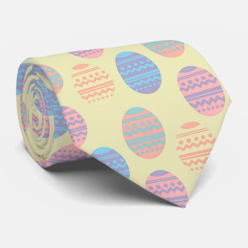 Cute Easter Egg Pattern  Neck Tie