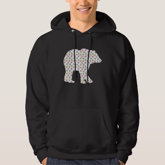Cute Easter Egg Polar Bear  Easter Day 2023 Hoodie (Front)