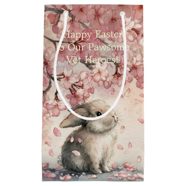 Cute Easter Gift Bag for Veterinary Personal  (Front)
