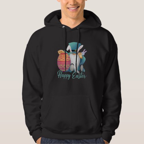 Cute Easter Gnome Happy Easter Day Eggs Hunting Ba Hoodie