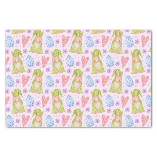 Cute Easter Gnomes and Easter Eggs   Tissue Paper