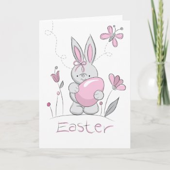 Cute Easter Greeting Card by GiftStation at Zazzle