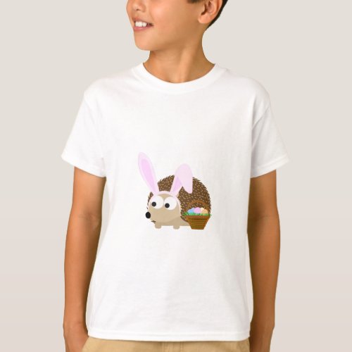 Cute Easter Hedgehog T_Shirt