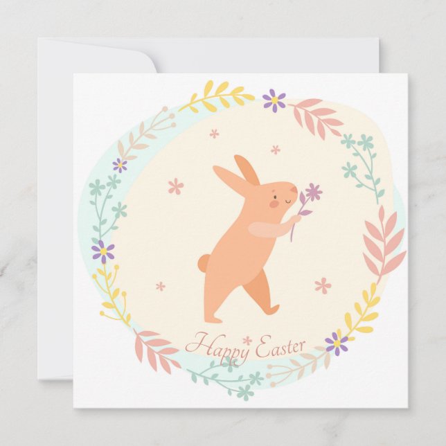 Cute Easter Holiday Card (Front)