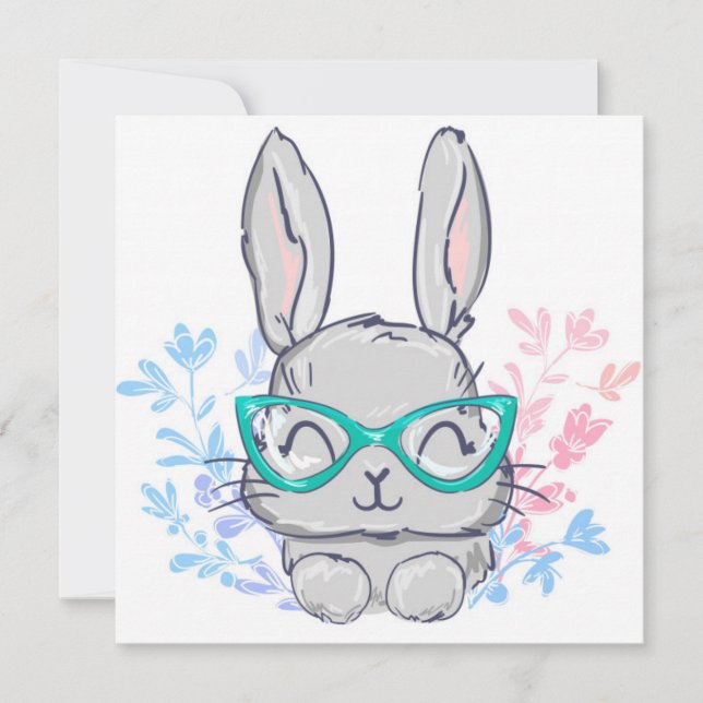 Cute Easter Holiday Card (Front)