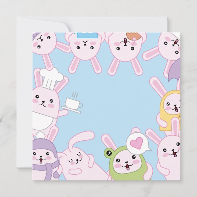 Cute Easter Holiday Card (Front)