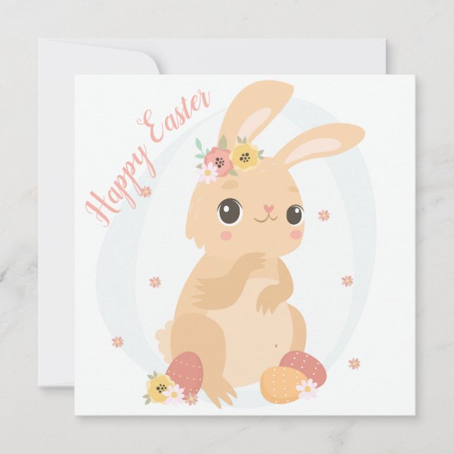 Cute Easter Holiday Card (Front)
