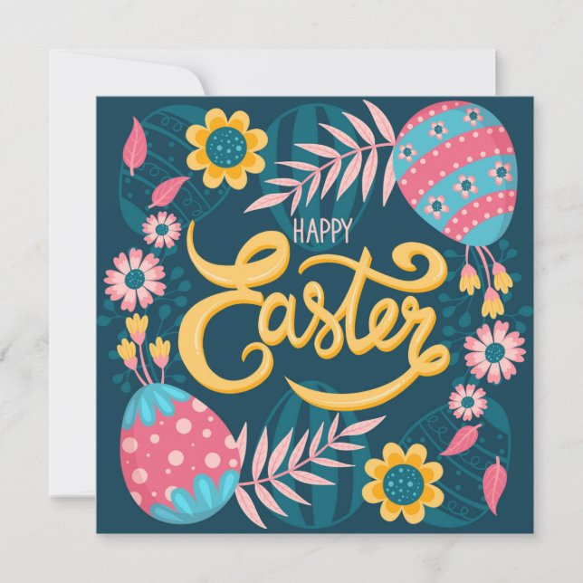Cute Easter Holiday Card (Front)