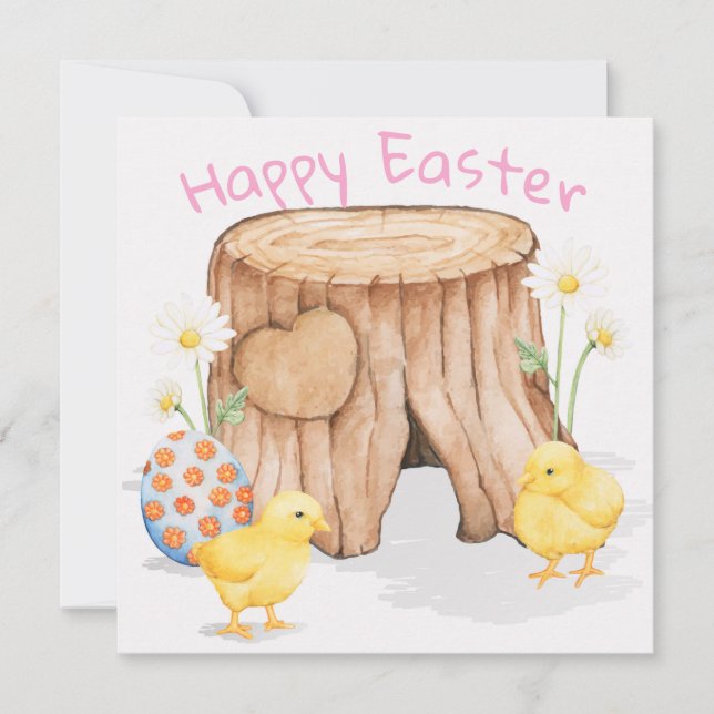 Cute Easter Holiday Card (Front)