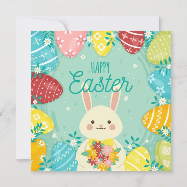 Cute Easter Invitation (Front)