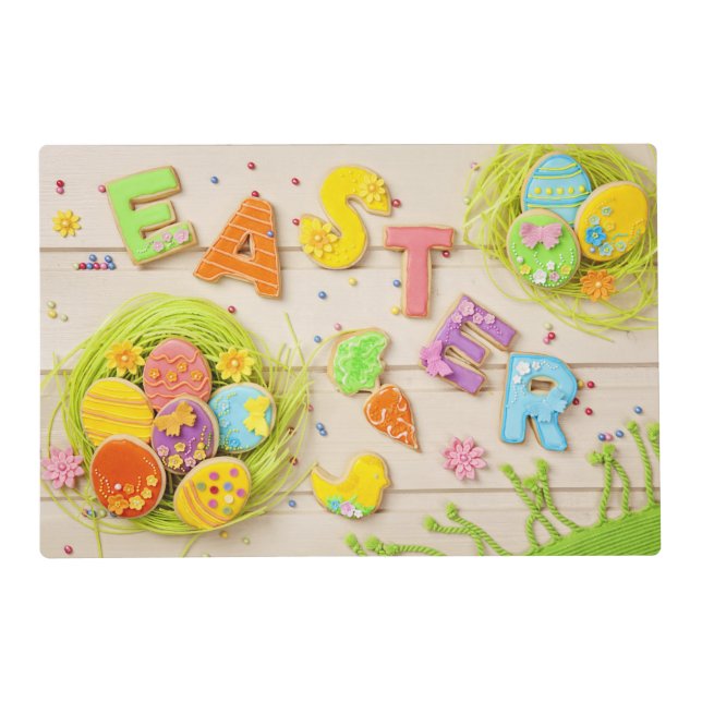 Cute Easter Laminated Placemat (Front)