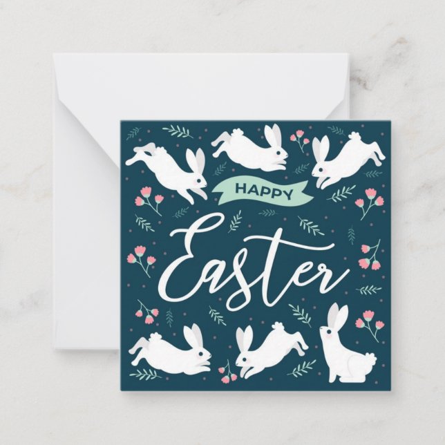 Cute Easter Note Card (Front)