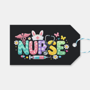 Cute Easter Nurse Medical Humor Gift Tags