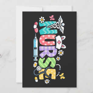 Cute Easter Nurse Medical Humor Invitation