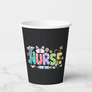 Cute Easter Nurse Medical Humor Paper Cups