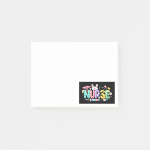 Cute Easter Nurse Medical Humor Post-it Notes