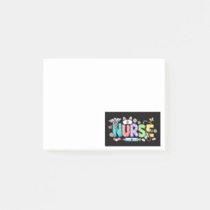 Cute Easter Nurse Medical Humor Post-it Notes
