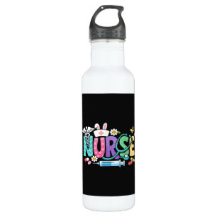 Cute Easter Nurse Medical Humor Stainless Steel Water Bottle