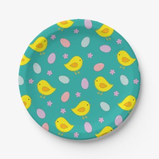 Cute Easter pattern Chickens Eggs Custom color