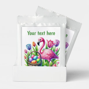 Cute Easter pink flamingo party Lemonade Drink Mix