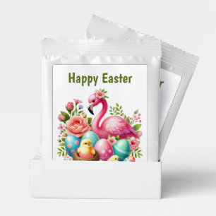 Cute Easter pink flamingo party Lemonade Drink Mix