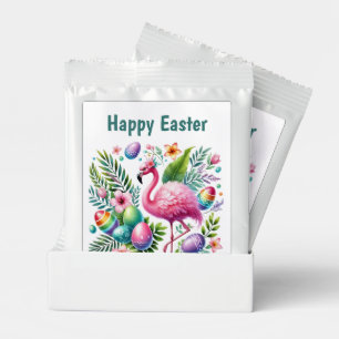 Cute Easter pink flamingo party Lemonade Drink Mix