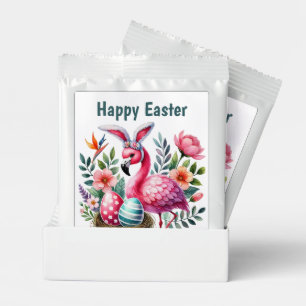 Cute Easter pink flamingo party  Lemonade Drink Mix