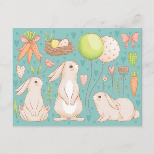 Cute Easter Postcard