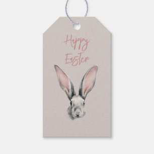 Cute Easter Rabbit in Minimalistic Style Gift Tags
