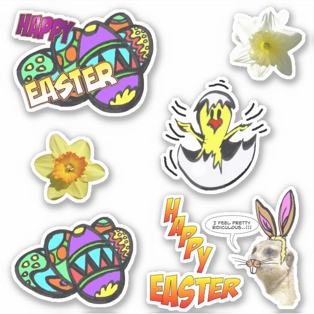 Cute Easter Sticker Set (Front)