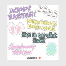Cute Easter Sticker Sheet