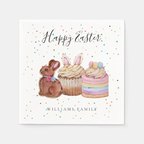 Cute Easter Treats  Colorful Easter Napkins