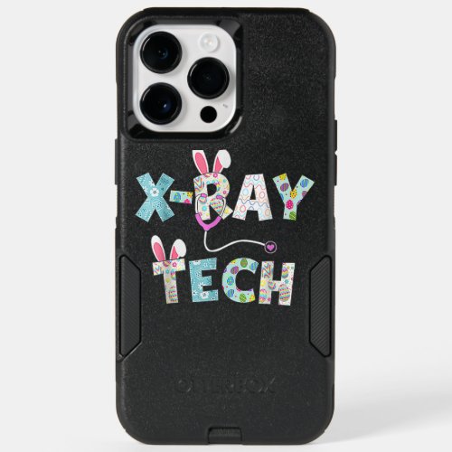 Cute Easter X Ray Tech Rn Nurse Bunny Ears Happy E OtterBox iPhone 14 Pro Max Case