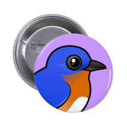 Eastern Bluebird Round Button