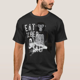 Cute Eat Sleep Gorilla Monke Tag Vr Game For Kids  T-Shirt