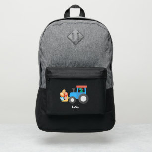 Cute egg dinosaur tractor Truck Back To School kid Port Authority® Backpack