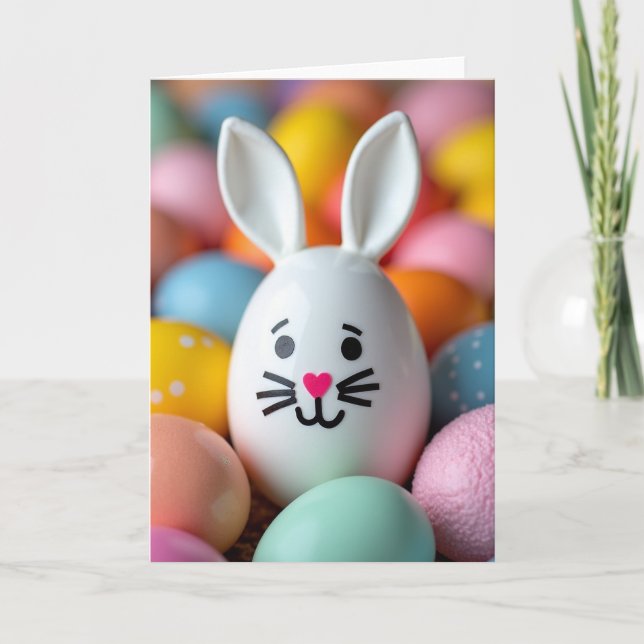 Cute Egg Friend Celebration Card (Front)