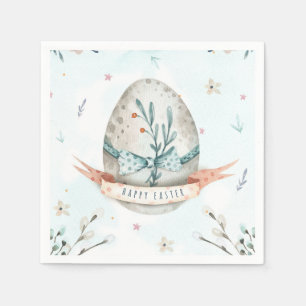 Cute egg Happy Easter Napkins