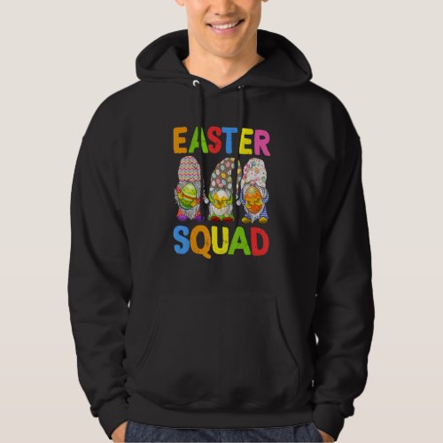 Cute Egg Hunt Squad Gnomes Easter Day Bunny Hoodie