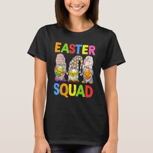 Cute Egg Hunt Squad Gnomes Easter Day Bunny T_Shirt