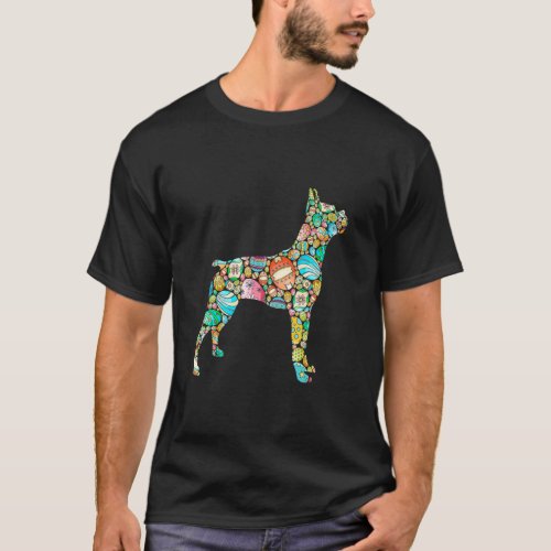 Cute Eggs Boxer Dog Puppy   Easter Day  T_Shirt