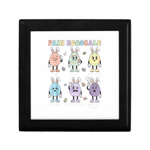 Cute Eggs Pain Scale Nurse Triage ICU Assessment E Gift Box