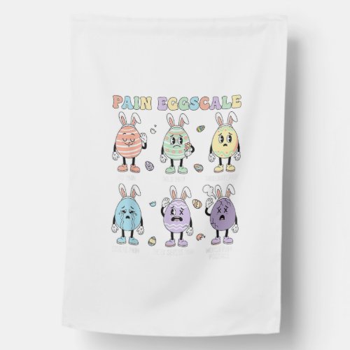 Cute Eggs Pain Scale Nurse Triage ICU Assessment E House Flag