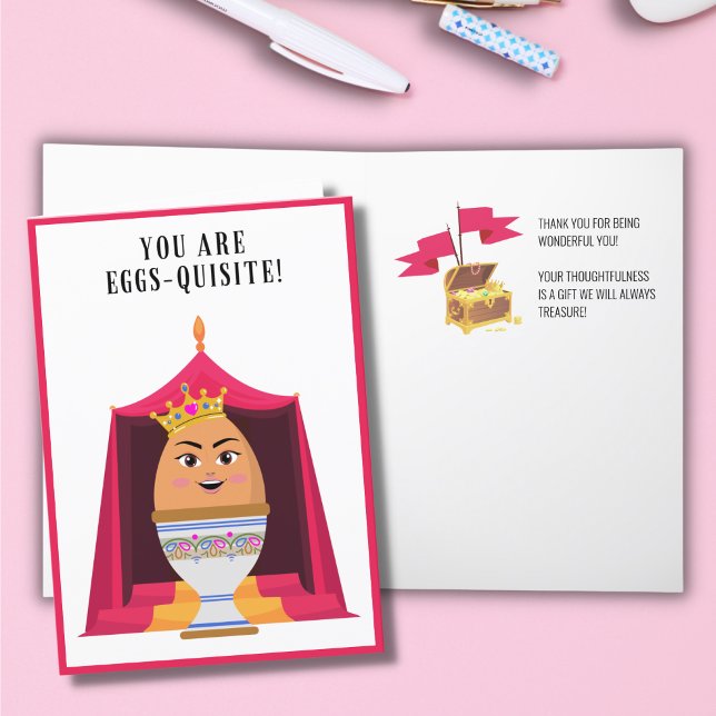 Cute Eggs-quisite Thank You Card (Creator Uploaded)