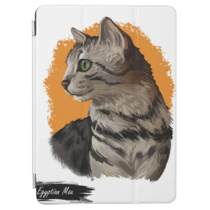 Cute Egyptian Mau Cat iPad Cover