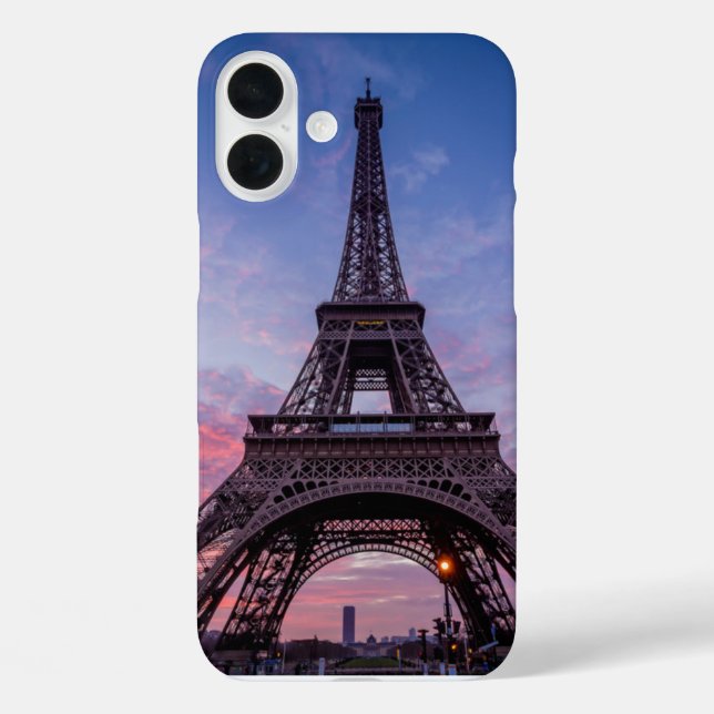 Cute Eiffel Tower in Paris, France Photo Case-Mate iPhone Case (Back)