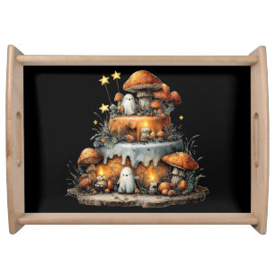 CUTE ELABORATE HALLOWEEN THEMED CAKE SERVING TRAY