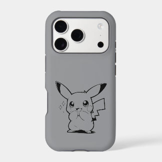Cute Electric Creature Line Art Design iPhone 17 Pro Case