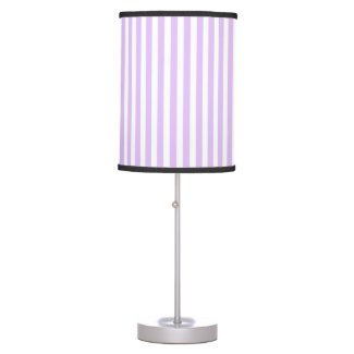 Cute Elegant Light Lavender White Striped Nursery