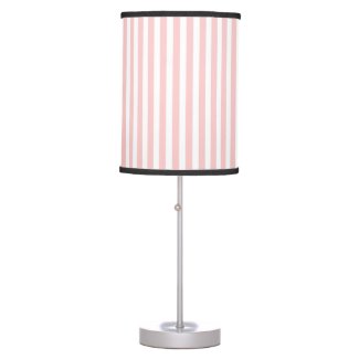 Cute Elegant Light Rose Pink White Striped Nursery